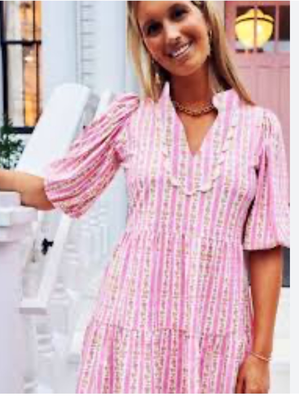 Smith & Quinn Tory Dress Saddle Stripe Kentucky Derby Collection. Size Medium.